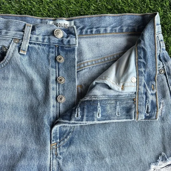 AGOLDE 90s Distressed Grunge High Rise Jeans size 26 - Picture 6 of 8